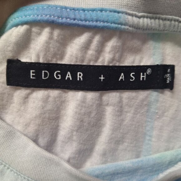 Edgar + Ash Tee Shirt Palm Trees Tie Dye Short Sleeve Womens Small Watercolor - Picture 4 of 7